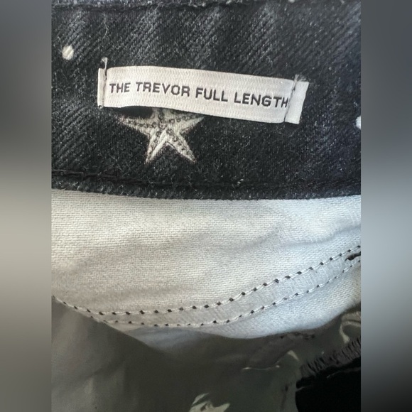 ZARA The Trevor Full Length In Off The Seas Jean Size 4 - Picture 8 of 9